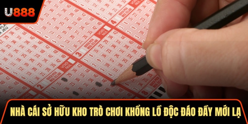 Nhà cái sở hữu kho trò chơi khổng lồ độc đáo đầy mới lạ