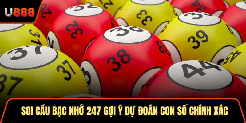Soi cầu bạc nhớ 247 mang đến gợi ý dự đoán con số chính xác